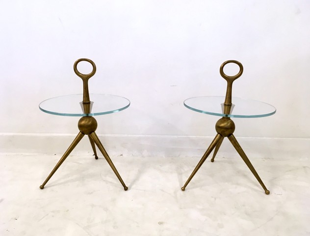 A pair of Italian brass and glass side tables-august-interiors-031_main_636179295555693716.JPG