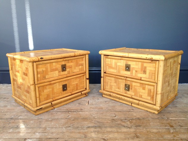 A pair of bamboo and brass bedside tables-august-interiors-117_main.JPG