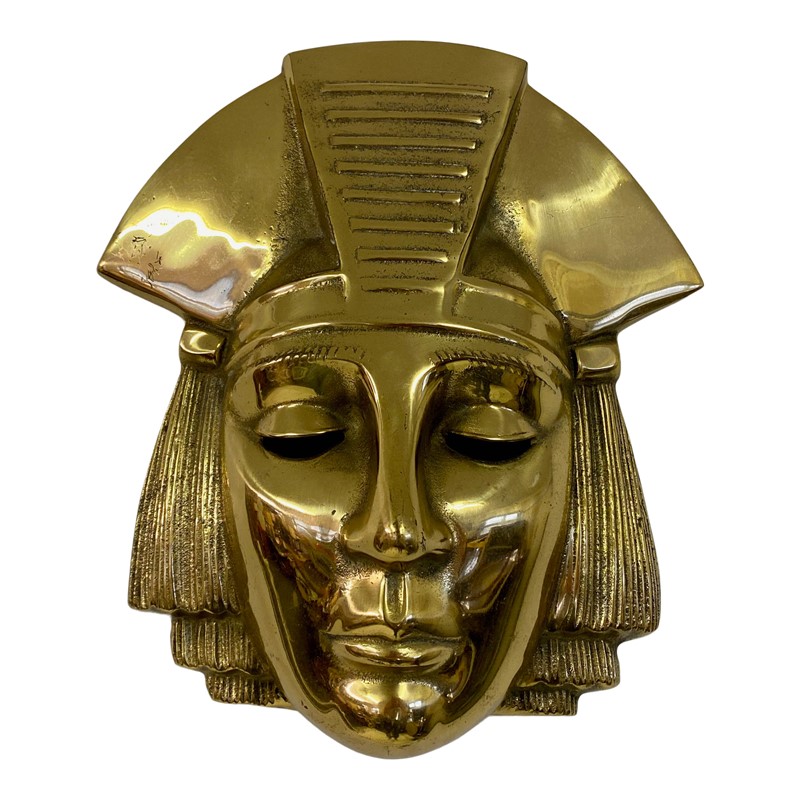 1970s Belgian Brass Hanging Pharaoh Face Plaque-august-interiors-1970s-belgian-brass-mask-main-637553821440400892.jpg
