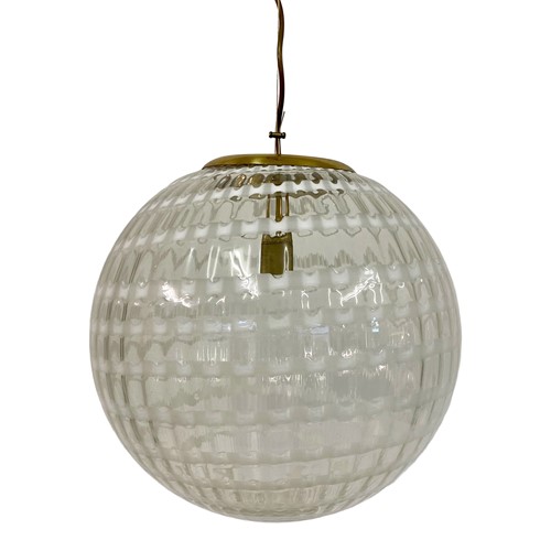 1970s Murano Glass Globe Pendant