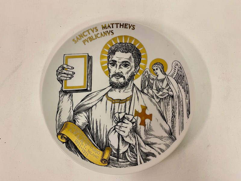 Saint Matthew Ceramic Plate By Fornasetti-august-interiors-img-3056-main-638106942394109193.jpeg