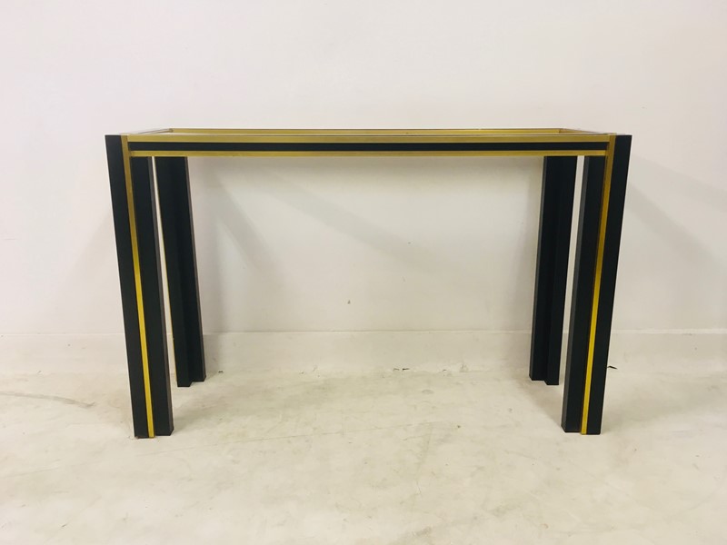 1970s Italian brass and black console table mirror-august-interiors-img-3593-main-637015705263286980.jpg