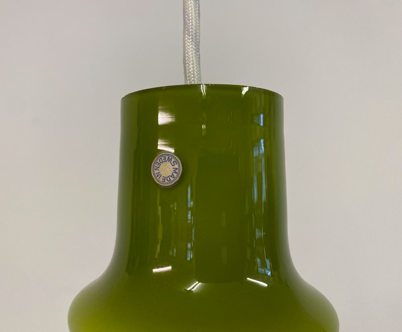 1960s Swedish Green Glass Pendant-august-interiors-img-7156-main-637877155724719589.jpeg