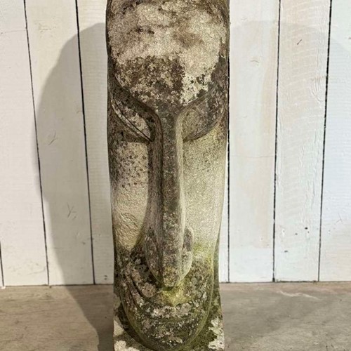 20th century composite easter island bust