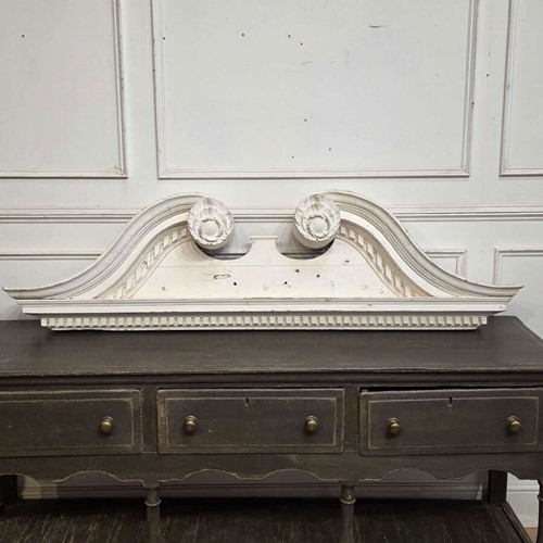 Large 19th C Overdoor Pediment