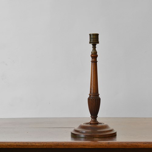 Georgian Mahogany Candlestick