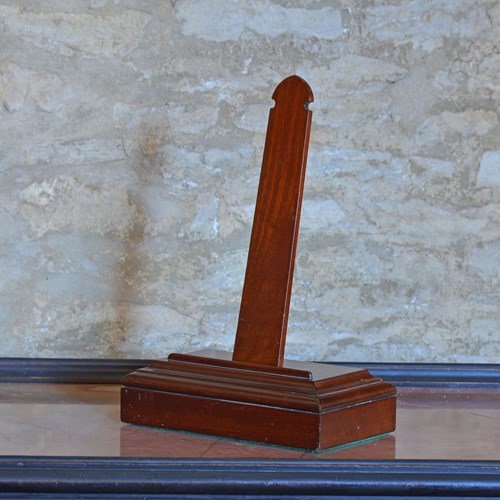 19Th C Mahogany Tray, Picture Or Plate Stand