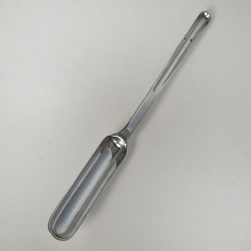 19Th Century Jonathan Hayne Silver Marrow Scoop, 1833