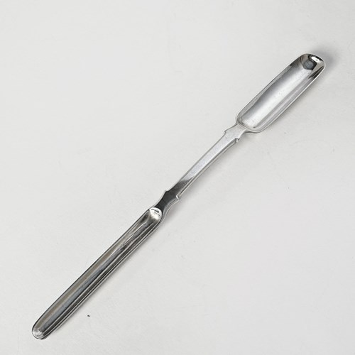 19Th Century Irish Edward Power Silver Marrow Scoop, 1827