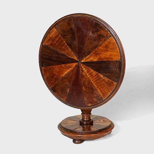 19Th Century Apprentice Piece Miniature Pedestal Table
