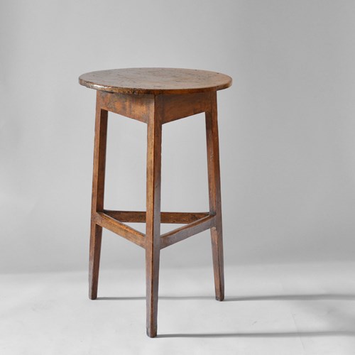 Georgian Vernacular Painted Pine Cricket Table