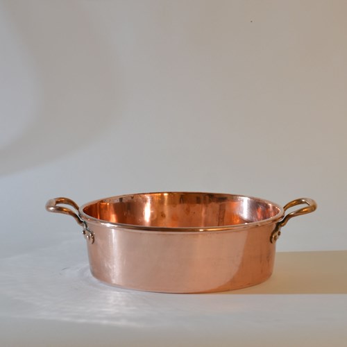 19Th Century Copper Preserving Pan