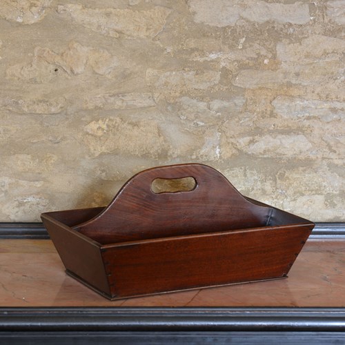Georgian Mahogany Cutlery Tray