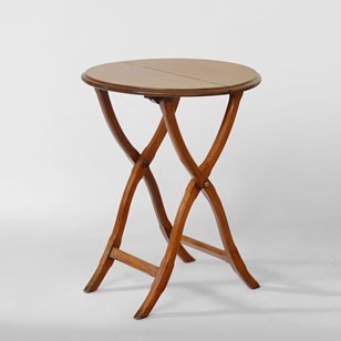 19Th Century Mahogany Campaign Tabl...