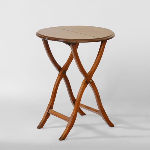19Th Century Mahogany Campaign Table