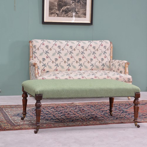 Upholstered Ottoman Stool