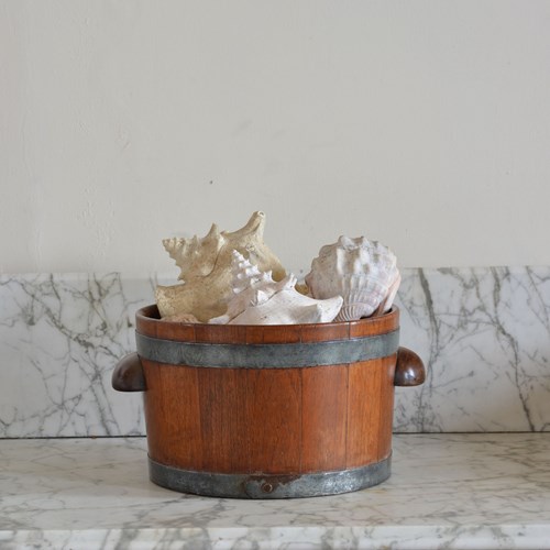 19Th Century Coopered Oyster Bucket