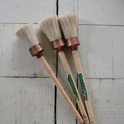 3 French Paint Brushes
