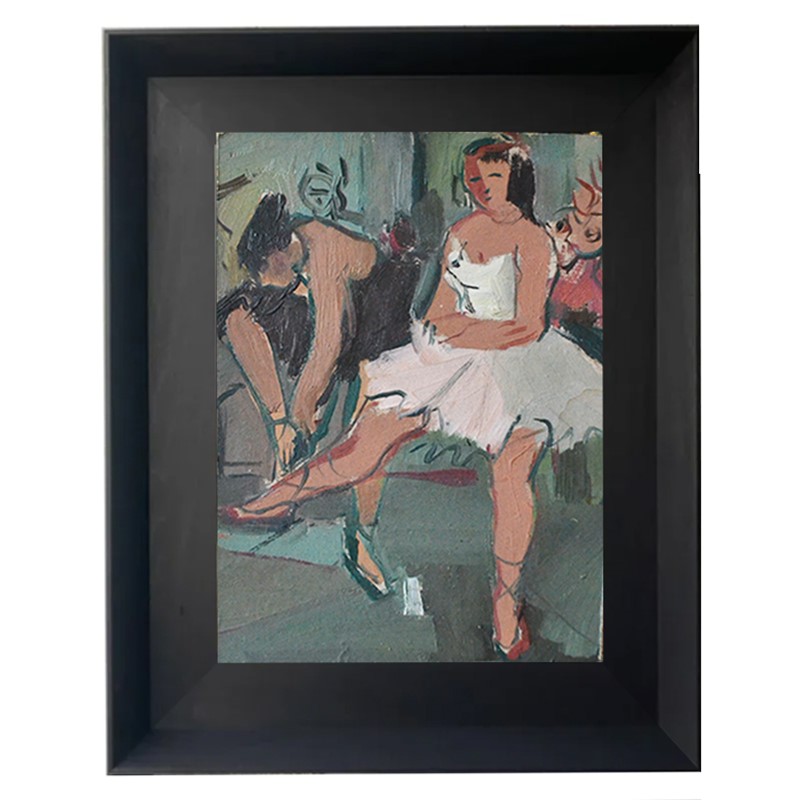 1940's French Ballerina Oil Painting-barnstar-french-ballerina-1-main-637481272384716465.jpg