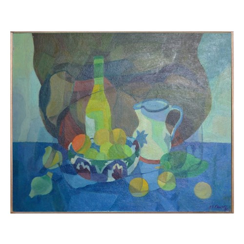 Painting, 'Jug, Bowl And Bottle.' Horas Kennedy 