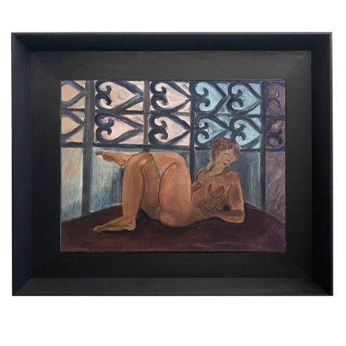 Early 20Thc, Paris School Painting, Reclining Nude