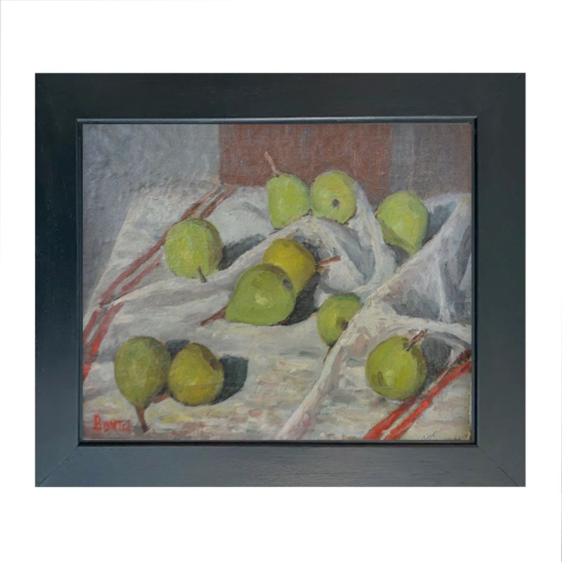 1930's, French Painting, 'Pears,' Joseph Bontet-barnstar-pears-1-main-637612722843638092.jpg