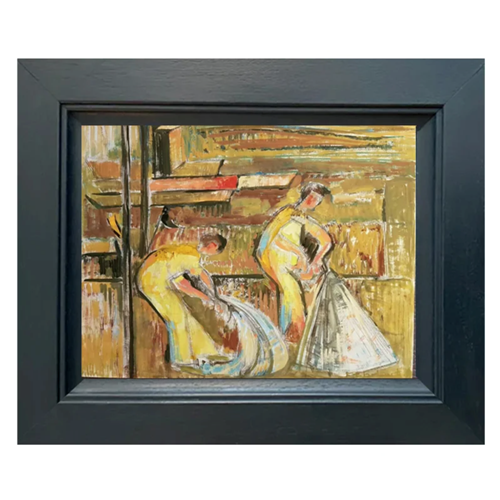 Mid-Century, French Painting, 'Fishermen'