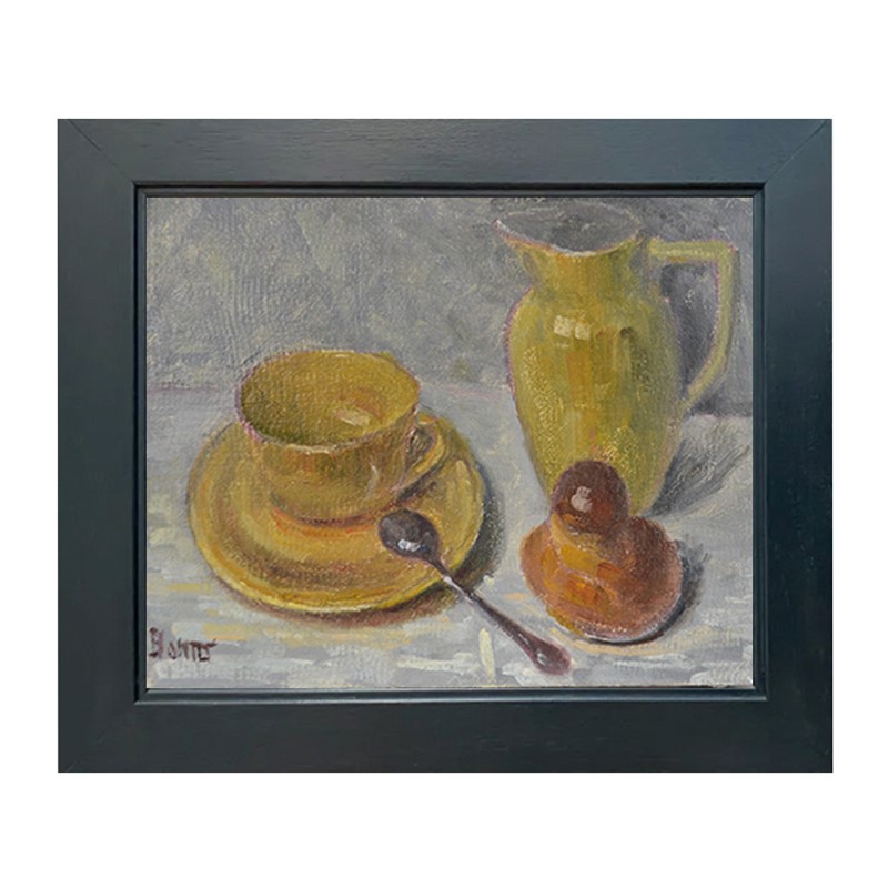 1930's, Painting, 'Brioche', Joseph Bontet-barnstar-yellow-brioche-1-main-637612725861122978.jpg