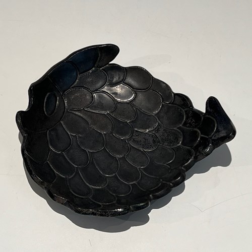 Ceramic Vide-Poche Representing A Fish. French Work. Circa 1970