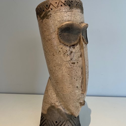 Africanizing Ceramic Sculpture. African Work. Circa 1970