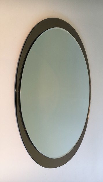 Att To Fontana Arte. Large Oval Mirror. Circa 1970-barrois-antiques-50's-22154_main_636386445561673444.jpg
