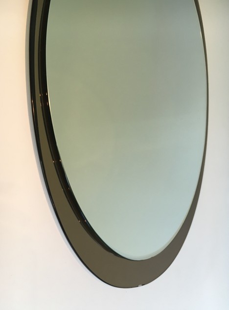 Att To Fontana Arte. Large Oval Mirror. Circa 1970-barrois-antiques-50's-22156_main_636386445733906276.jpg