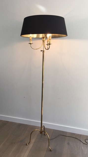  Neoclassical Tripod Brass Floor Lamp-barrois-antiques-50's-26321_main_636571504438486974.JPG