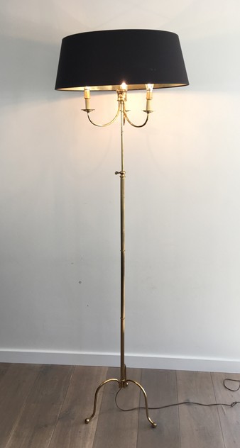  Neoclassical Tripod Brass Floor Lamp-barrois-antiques-50's-26330_main_636571507238205516.JPG