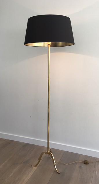  Neoclassical Adjustable Brass Floor Lamp-barrois-antiques-50's-26375_main_636565466660856527.JPG