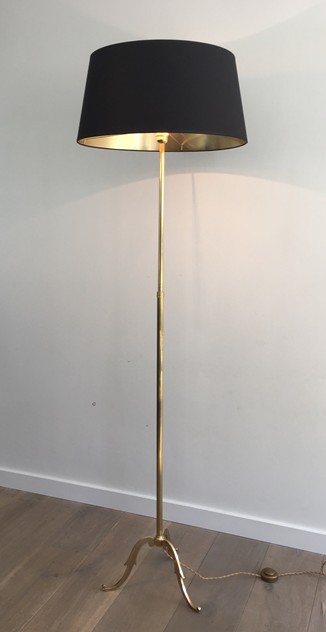  Neoclassical Adjustable Brass Floor Lamp-barrois-antiques-50's-26379_main_636565467437775341.JPG
