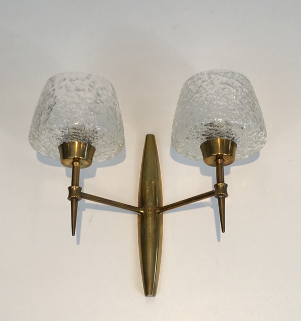  Pair of Bronze Sconces with Worked Glass -barrois-antiques-50's-26466-main-636573080782494055.JPG