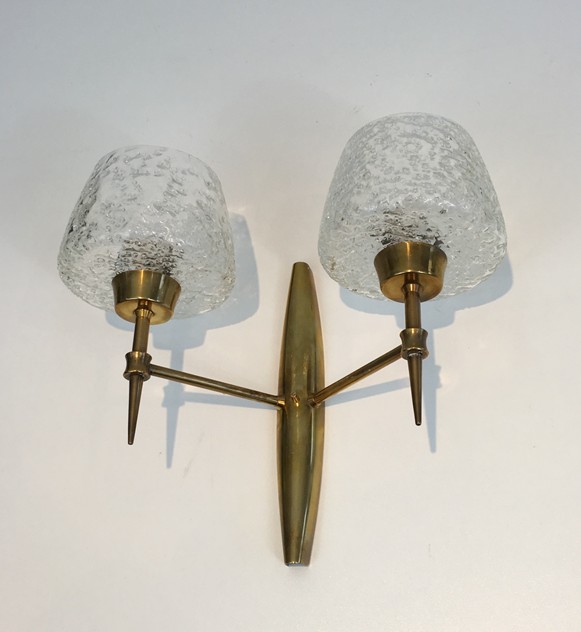  Pair of Bronze Sconces with Worked Glass -barrois-antiques-50's-26469-main-636573081128675807.JPG