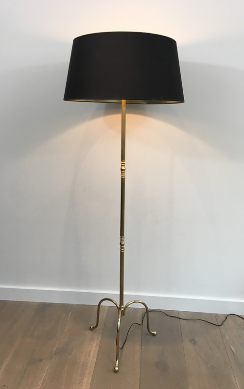  Neoclassical Adjustable Brass Floor lamp-barrois-antiques-50's-27888-main-636626827799174248.JPG