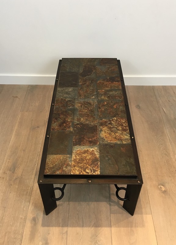  Coffee Table with Lava Stone Top. French. 1940's-barrois-antiques-50's-28628-main-636646853578851248.JPG