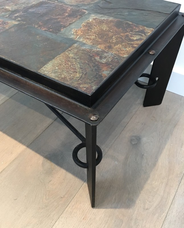  Coffee Table with Lava Stone Top. French. 1940's-barrois-antiques-50's-28631-main-636646854009901352.JPG