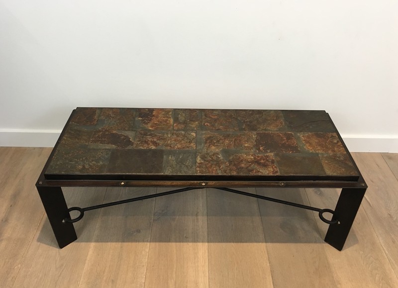  Coffee Table with Lava Stone Top. French. 1940's-barrois-antiques-50's-28639-main-636646854757803704.JPG