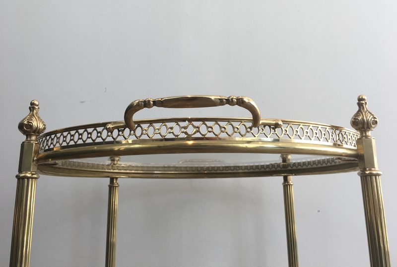  Neoclassical Brass Round Trolley. French-barrois-antiques-50's-28920-main-636662068212205239.JPG