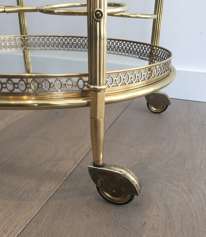  Neoclassical Brass Round Trolley. French-barrois-antiques-50's-28921-main-636662068264311911.JPG