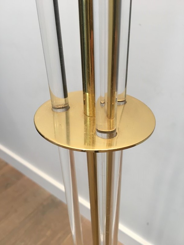 Acrylic and gilt brass Floor Lamp-barrois-antiques-50s-31095-main-636807360122814095.JPG