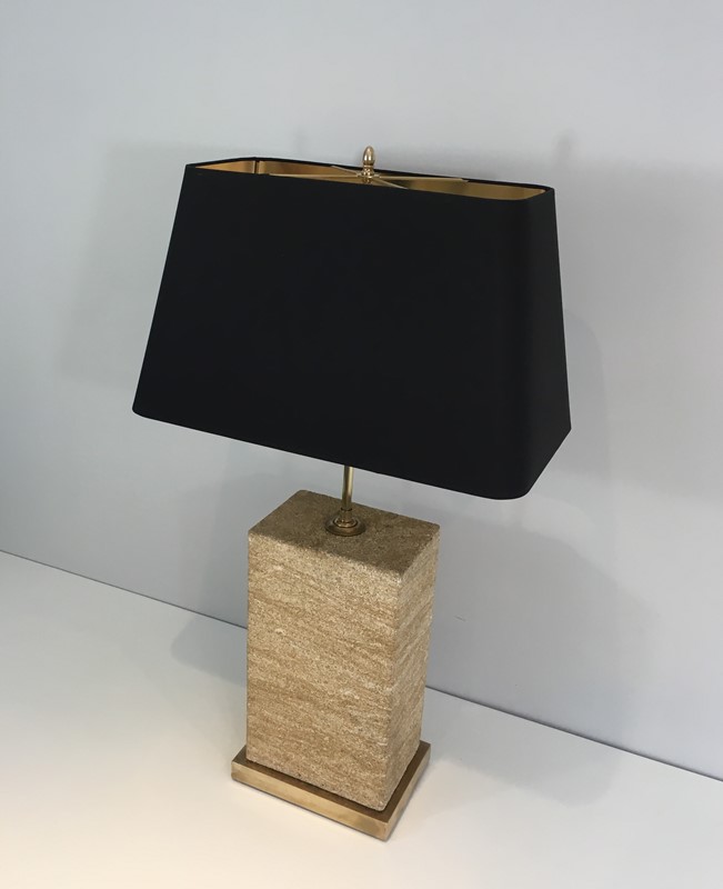  Reconstituted Stone & Brass Adjustable Table Lamp-barrois-antiques-50s-31298-main-636827218174836756.JPG