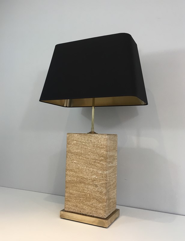  Reconstituted Stone & Brass Adjustable Table Lamp-barrois-antiques-50s-31315-main-636822158510981895.JPG