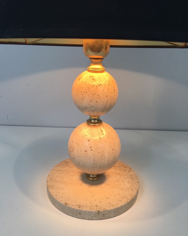  Travertine & Brass table Lamp. Black Shintz Gilt-barrois-antiques-50s-31351-main-636824557297481584.jpg