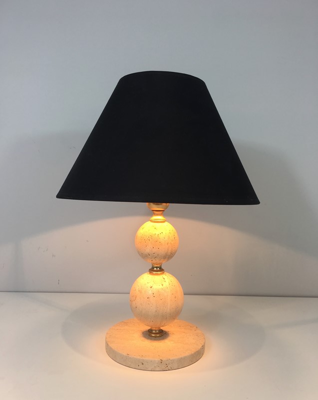  Travertine & Brass table Lamp. Black Shintz Gilt-barrois-antiques-50s-31357-main-636824557442481319.jpg