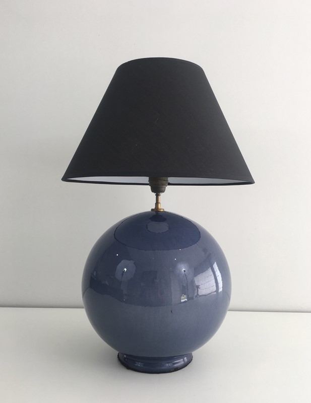  Large Round Blue Ceramic Table Lamp With Shade-barrois-antiques-50s-36887-main-637274659449109062.jpg